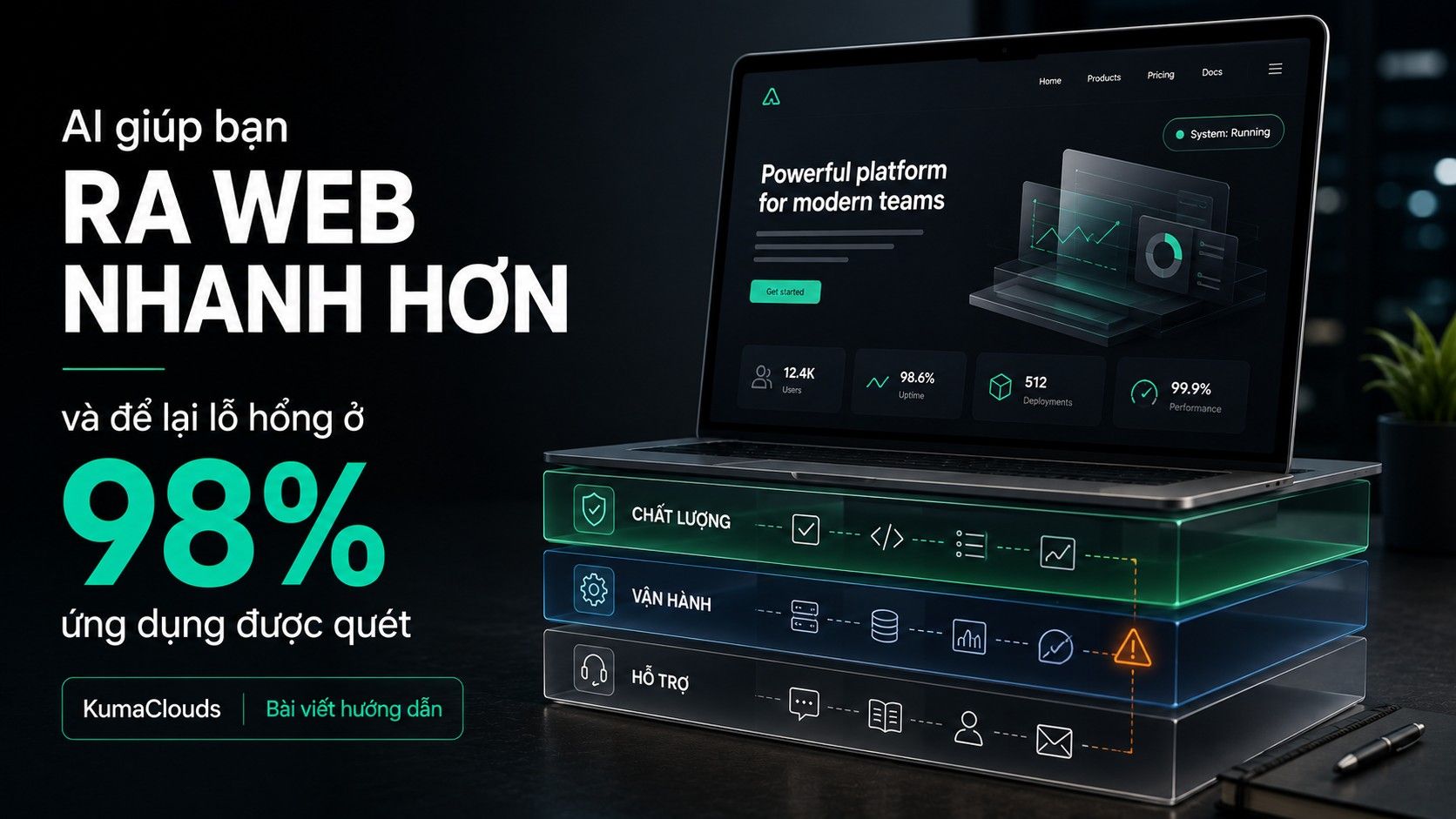 AI giúp bạn ra web nhanh hơn — và để lại lỗ hổng ở 98% ứng dụng được quét